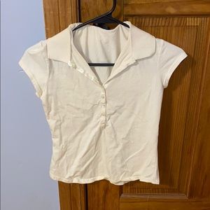 Women’s Yellow Collard Shirt